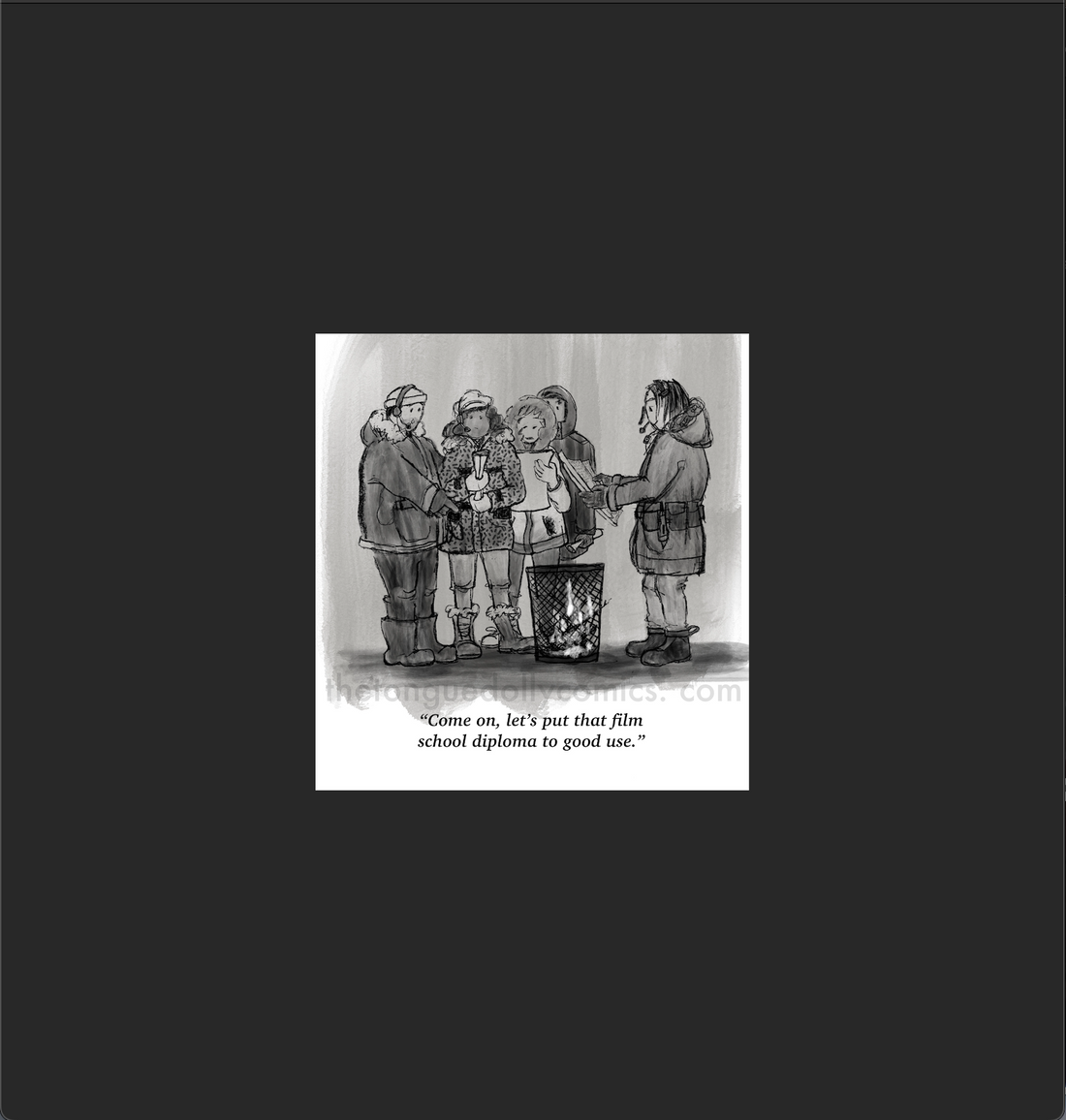 Film School Graduates: Paper Trail to Show Biz | Film Crew Comics