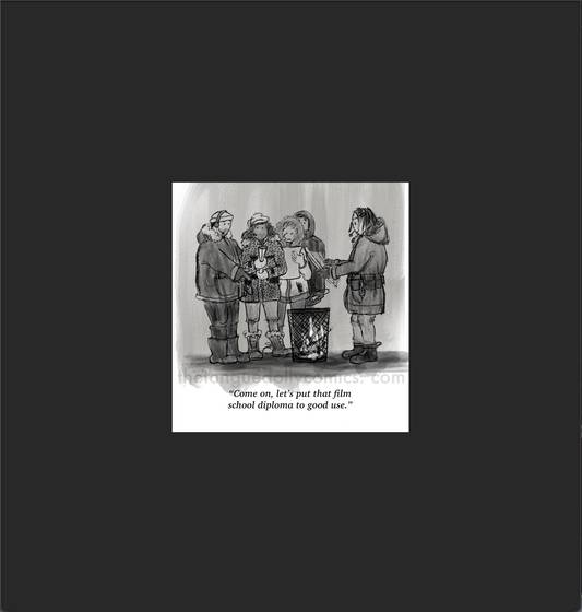 Film School Graduates: Paper Trail to Show Biz | Film Crew Comics