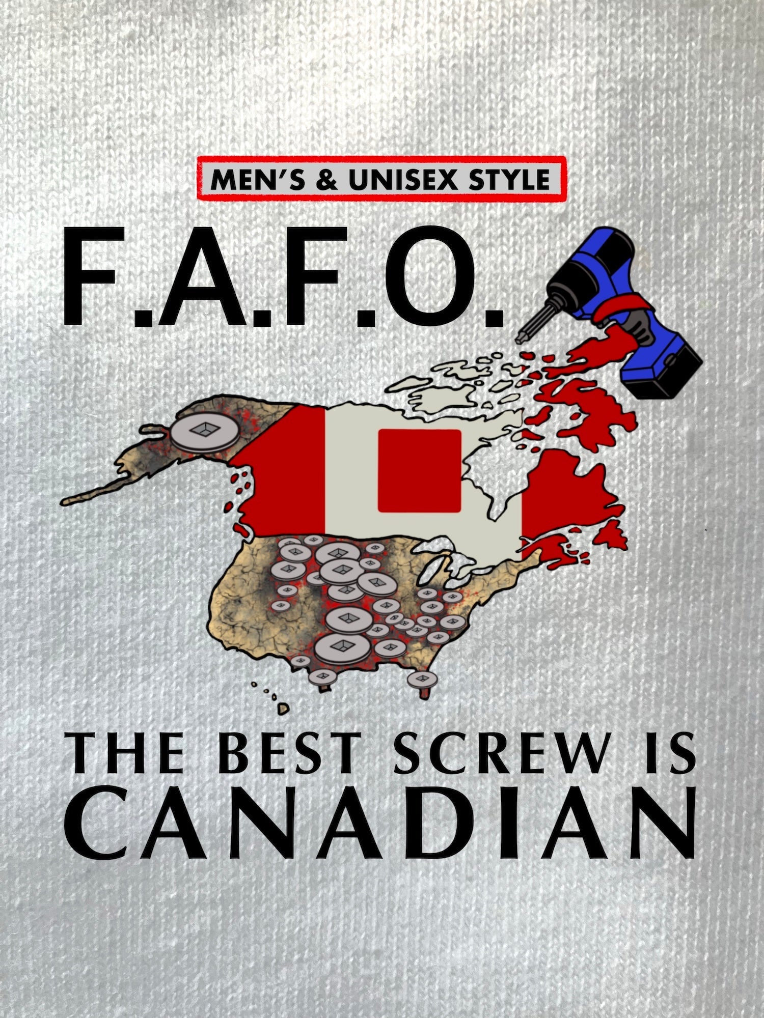 1/2 Apple, SERIOUSLY CANADIAN, MEN'S & UNISEX T-Shirts/ Hoodies/ Sweatshirts