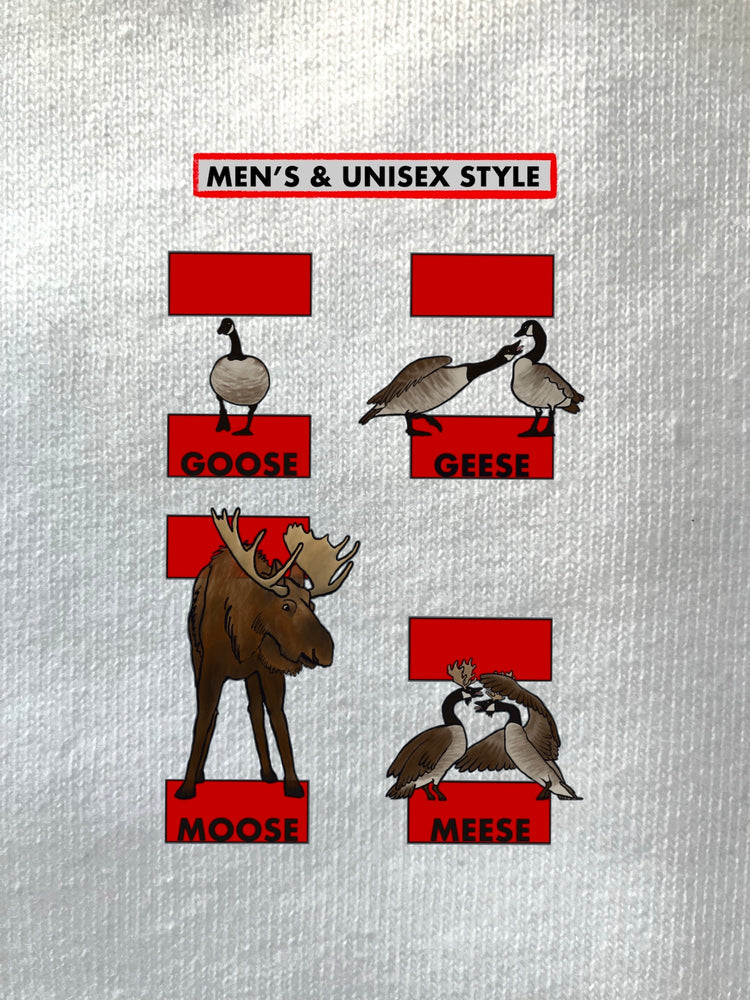 1/2 Apple, WEIRD ENGLISH, Goose Moose, MEN'S & UNISEX T-Shirts/ Hoodies/ Sweatshirts