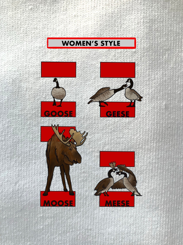 1/2 Apple, WEIRD ENGLISH, Goose Moose, WOMEN'S T-Shirts/ Hoodies/ Sweatshirts