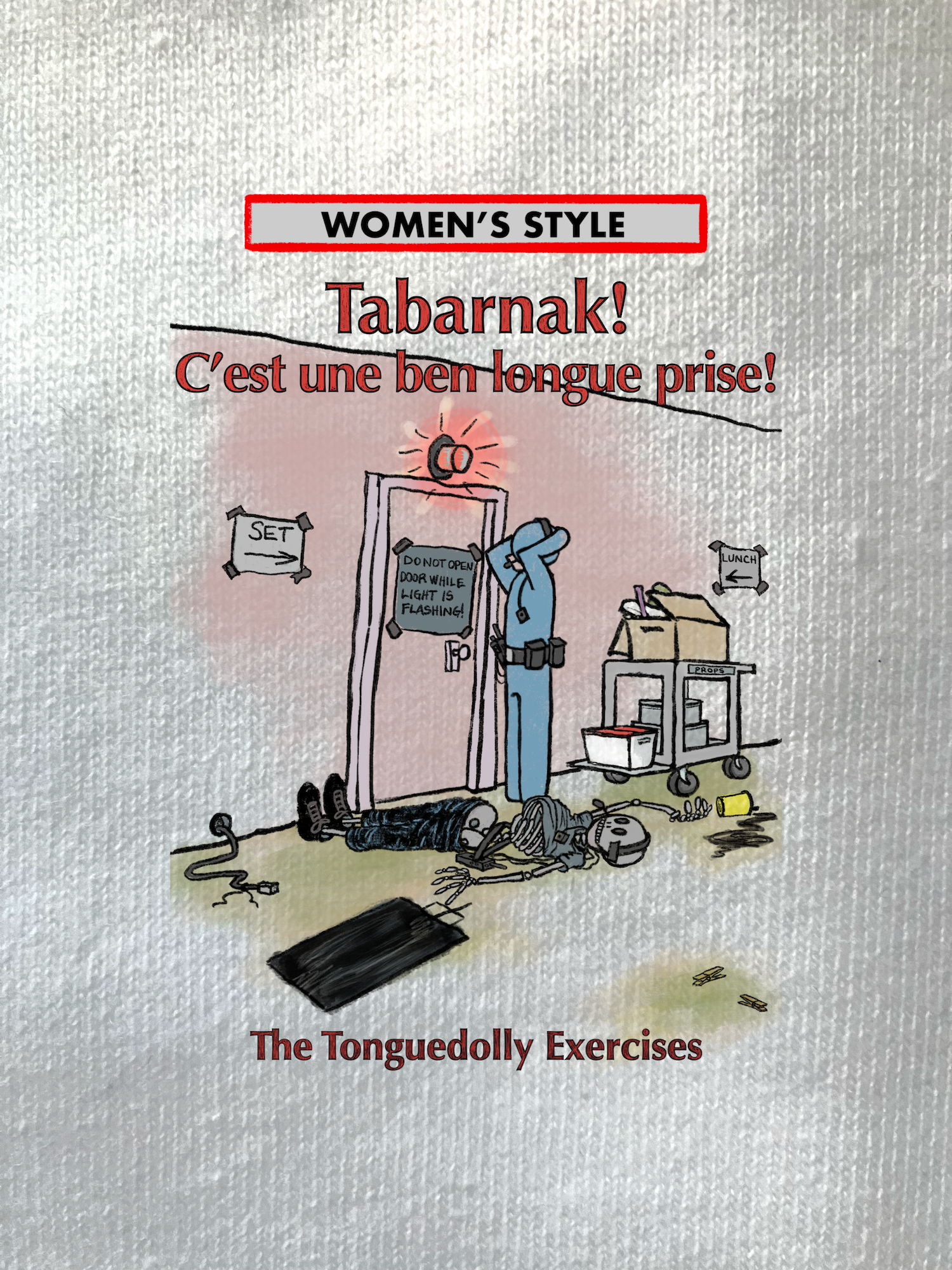 The Tonguedolly Comics, Famous Movie Quotes, "C'est Une Ben Longue Prise!" The Long Take, Women's T-Shirts/ Hoodies/ Sweatshirts