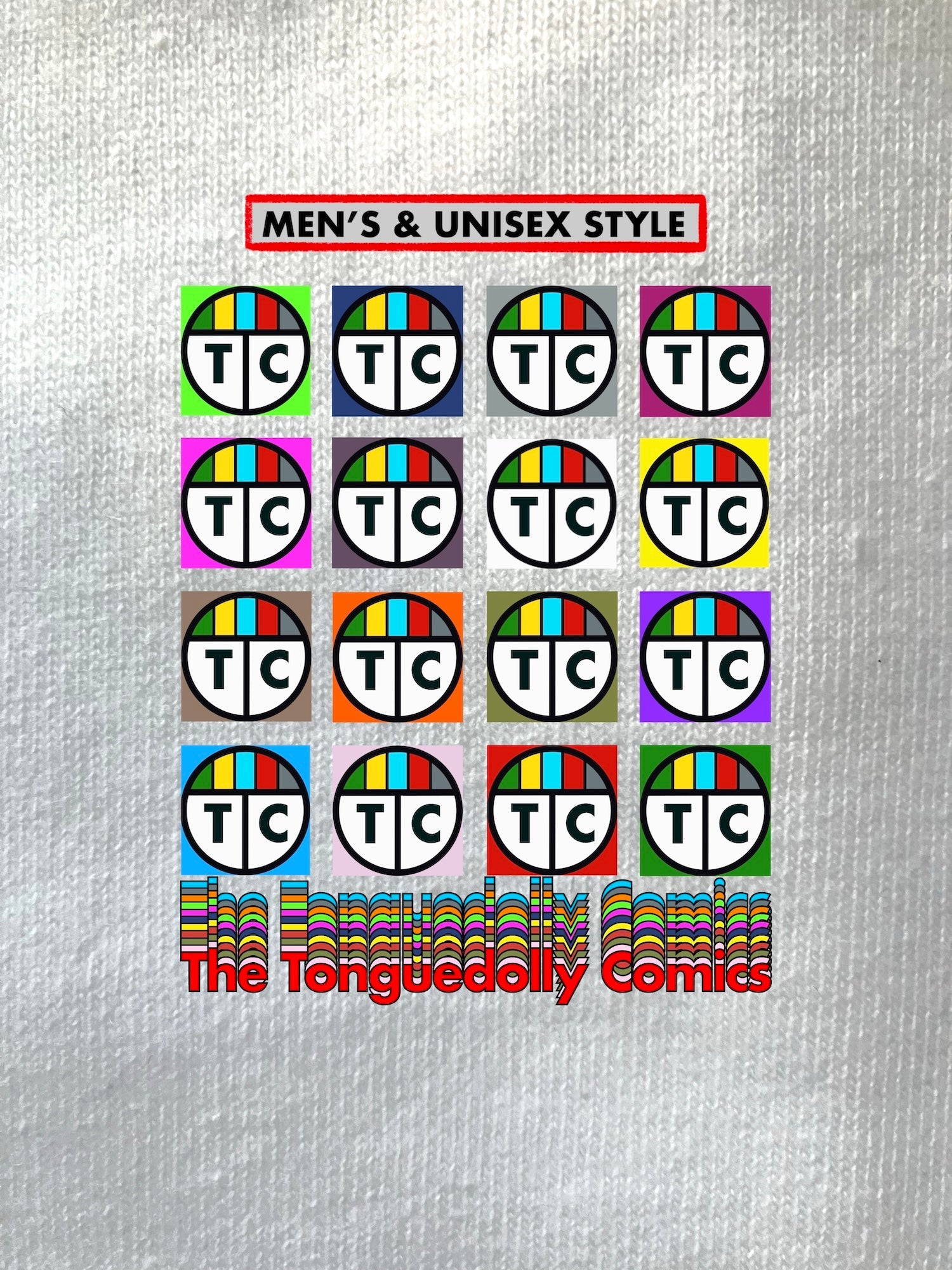 The Tonguedolly Comics, Multi Logo, Men's & Unisex T-Shirts/ Hoodies/ Sweatshirts