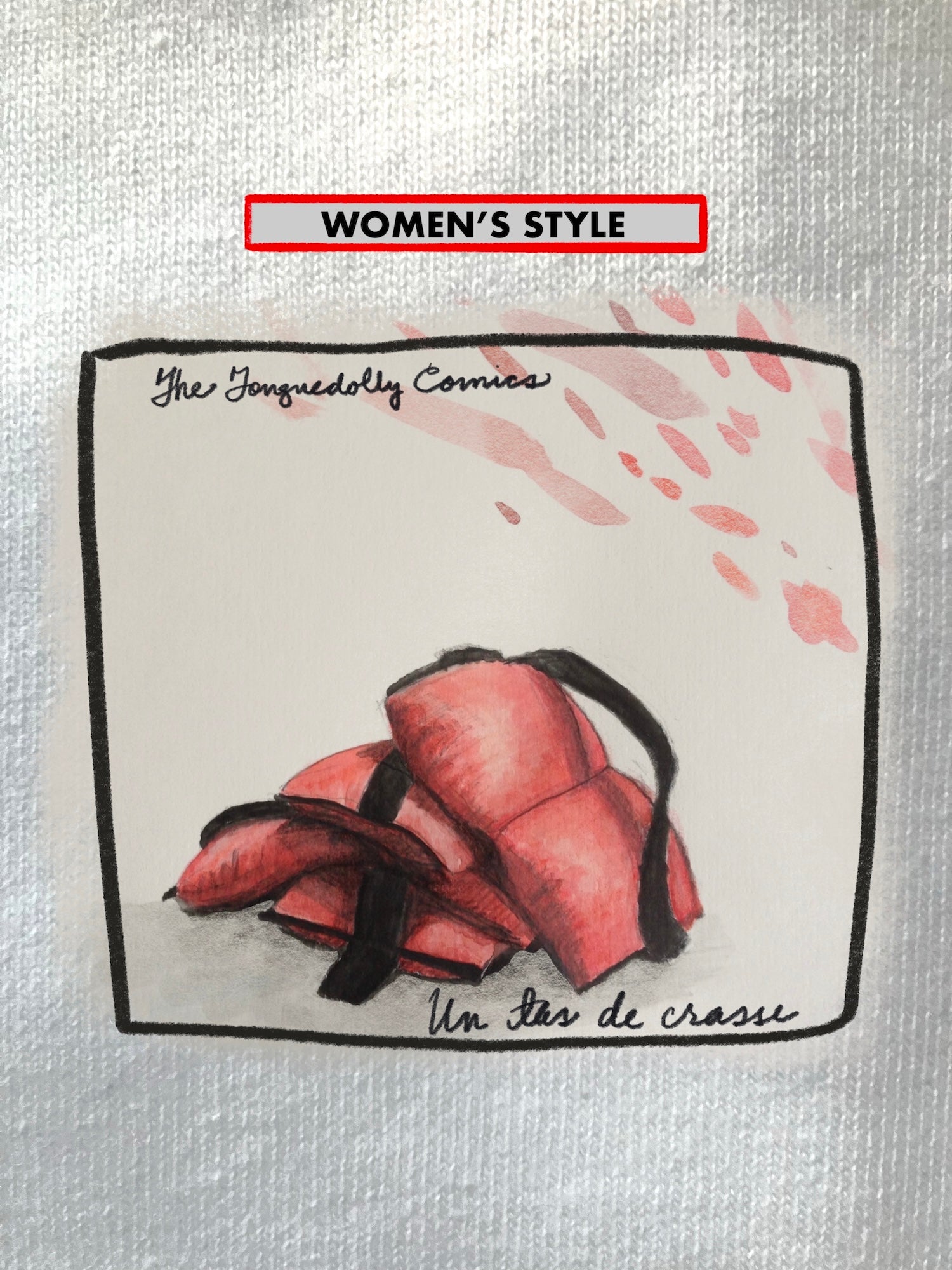 The Tonguedolly Comics, Un Tas de Crasse/Pile of Dirt, WOMEN'S T-Shirts/Hoodies/Sweatshirts