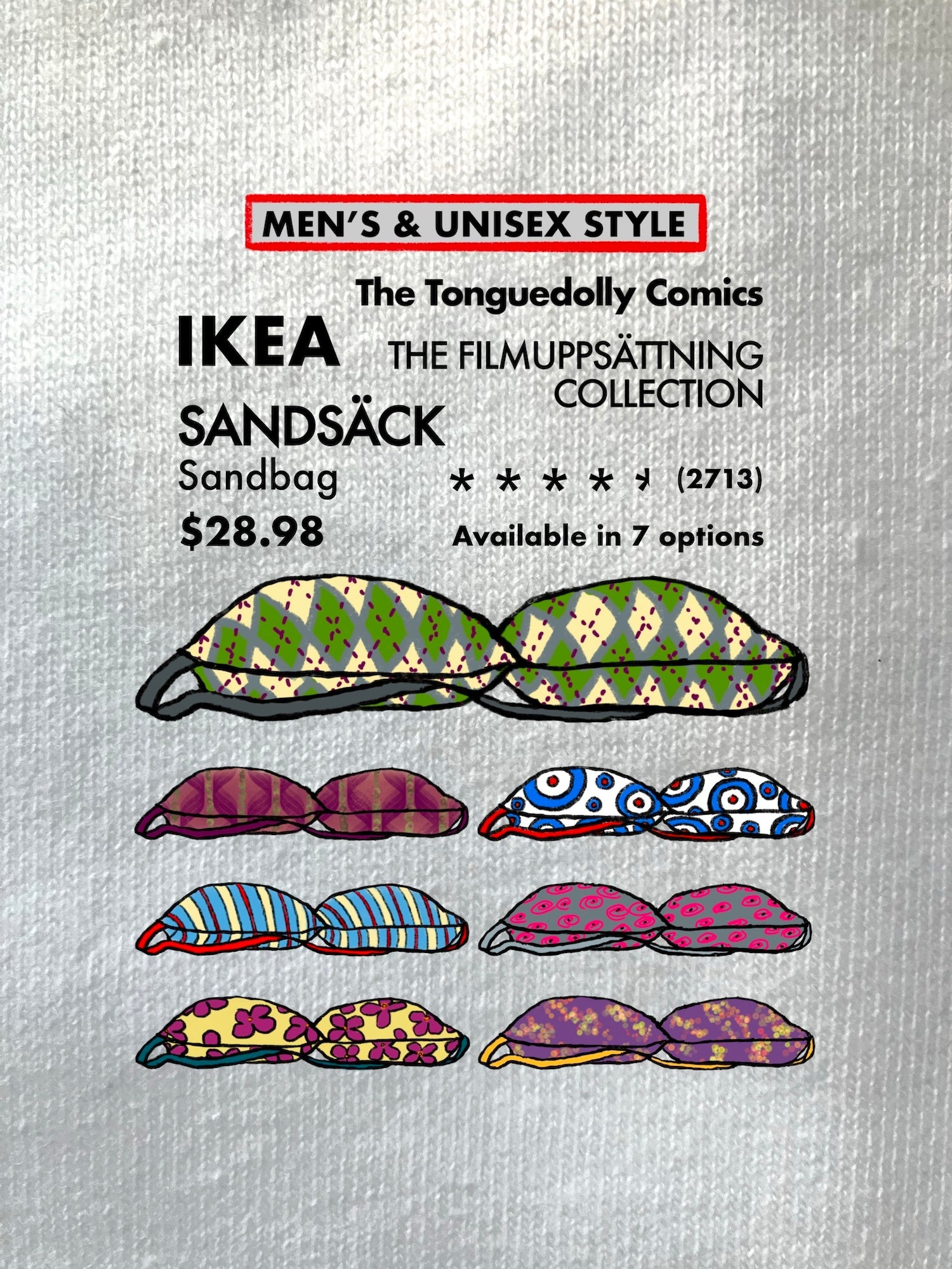 The Tonguedolly Comics, IKEA Sändsack, Men's & Unisex T-Shirts, Sweatshirts, & Hoodies