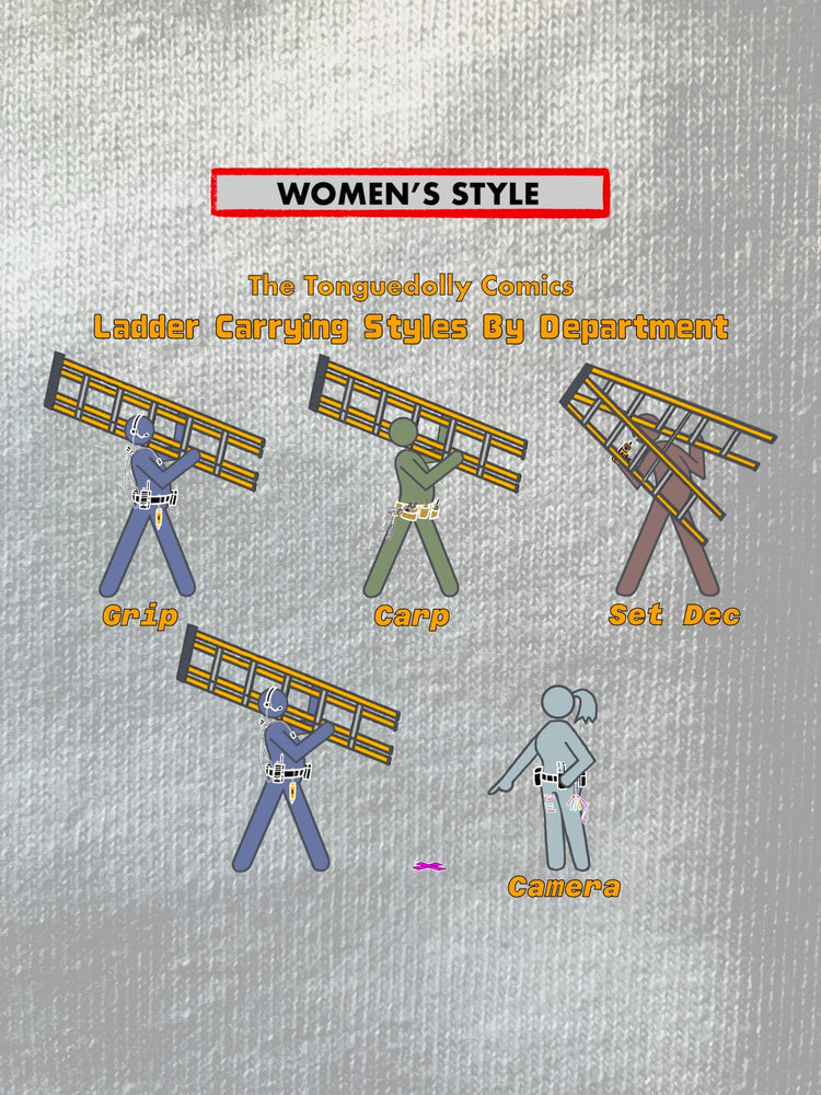 The Tonguedolly Comics, Ladder Styles, Women's T-Shirts/Hoodies/Sweatshirts