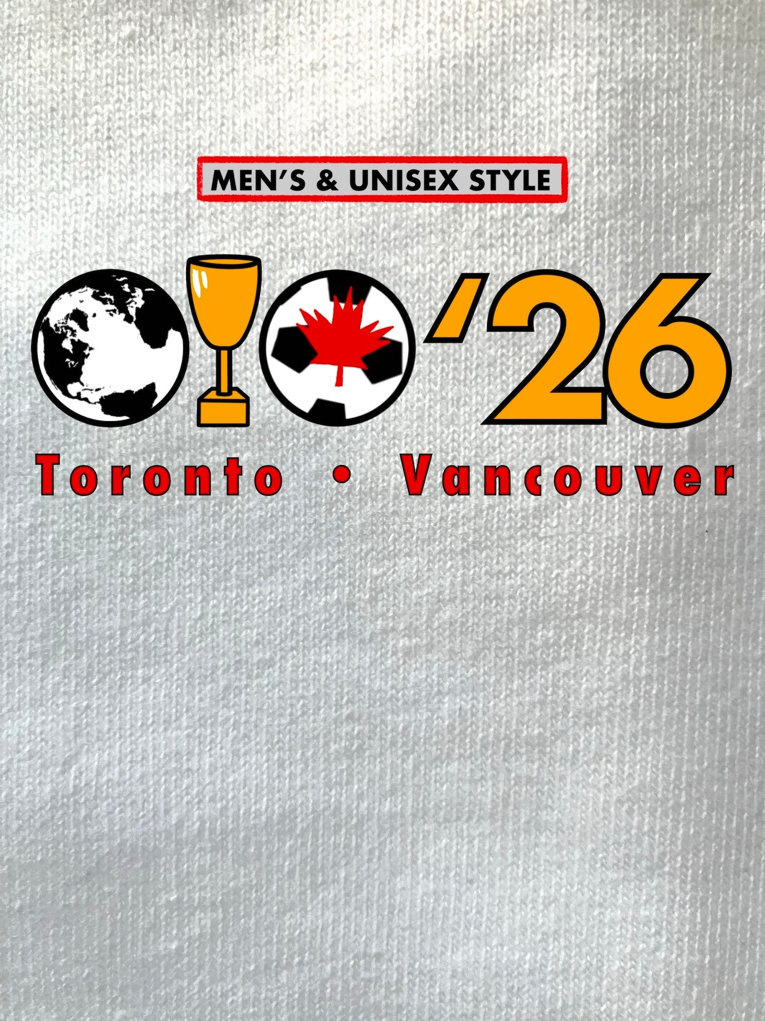 1/2 APPLE, World Cup '26 in Canada, MEN'S & UNISEX T-Shirts/Sweatshirts/Hoodies