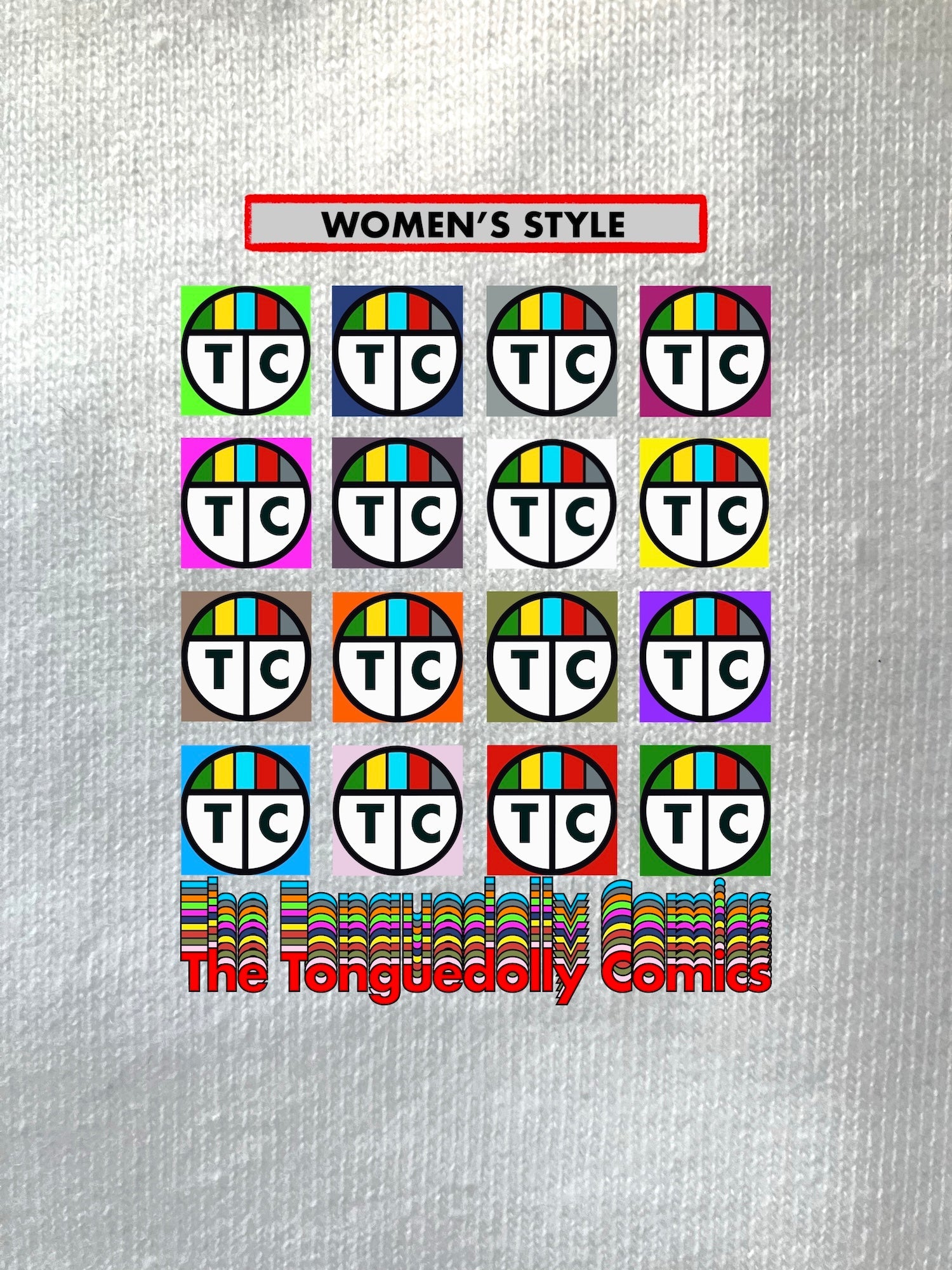 The Tonguedolly Comics, Multi Logo, Women's T-Shirts/ Hoodies/ Sweatshirts