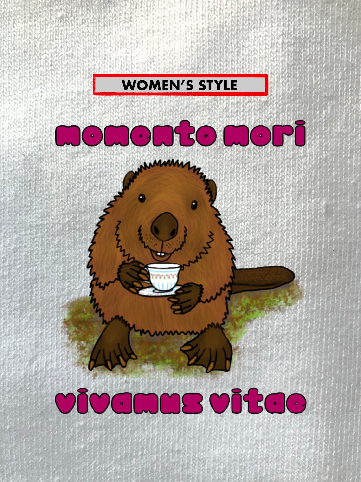 1/2 Apple, The Tea Beaver, WOMEN'S T-Shirts/Sweatshirts/Hoodies