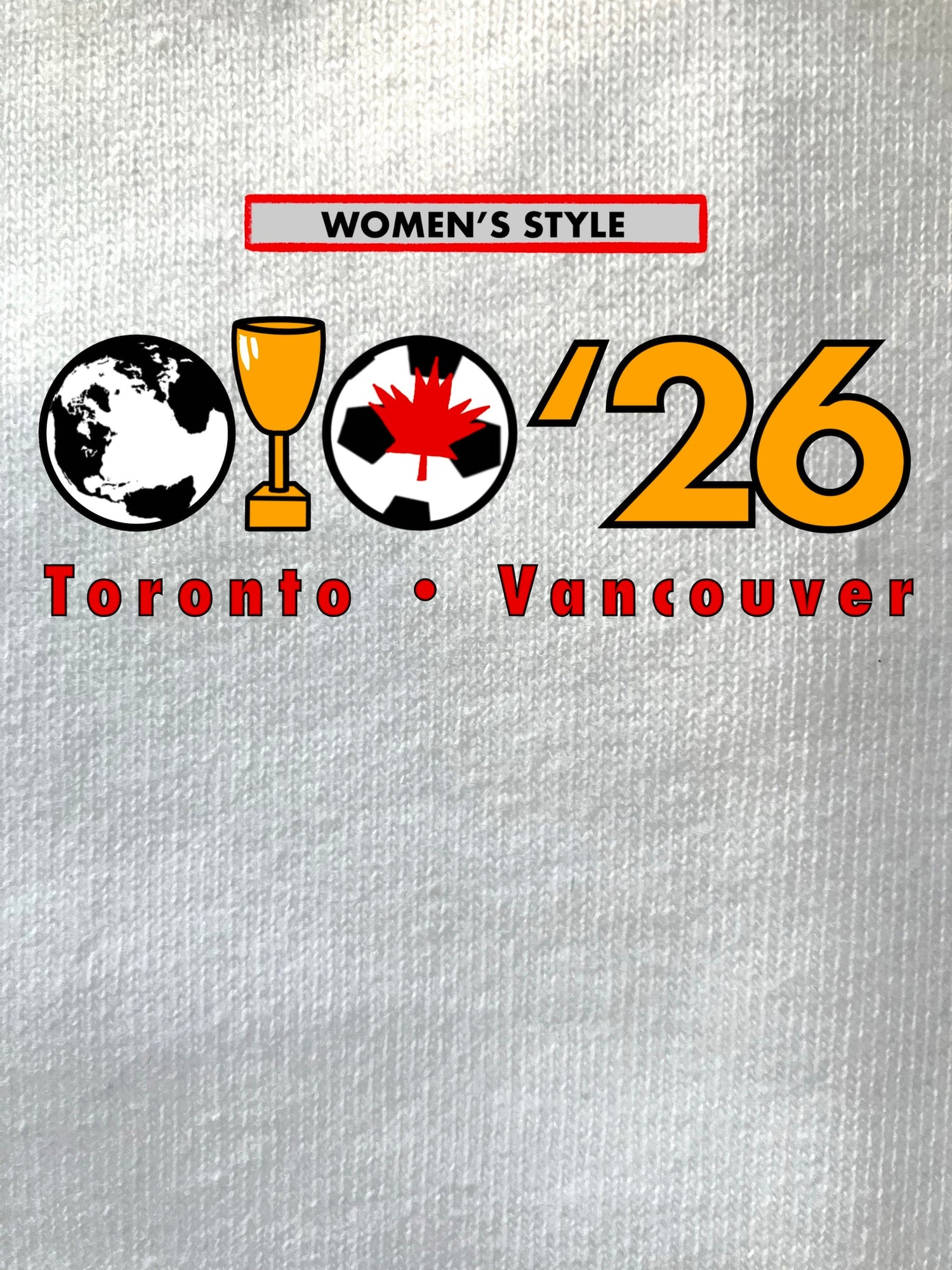 1/2 APPLE, World Cup '26 in Canada, WOMEN'S T-Shirts/Sweatshirts/Hoodies