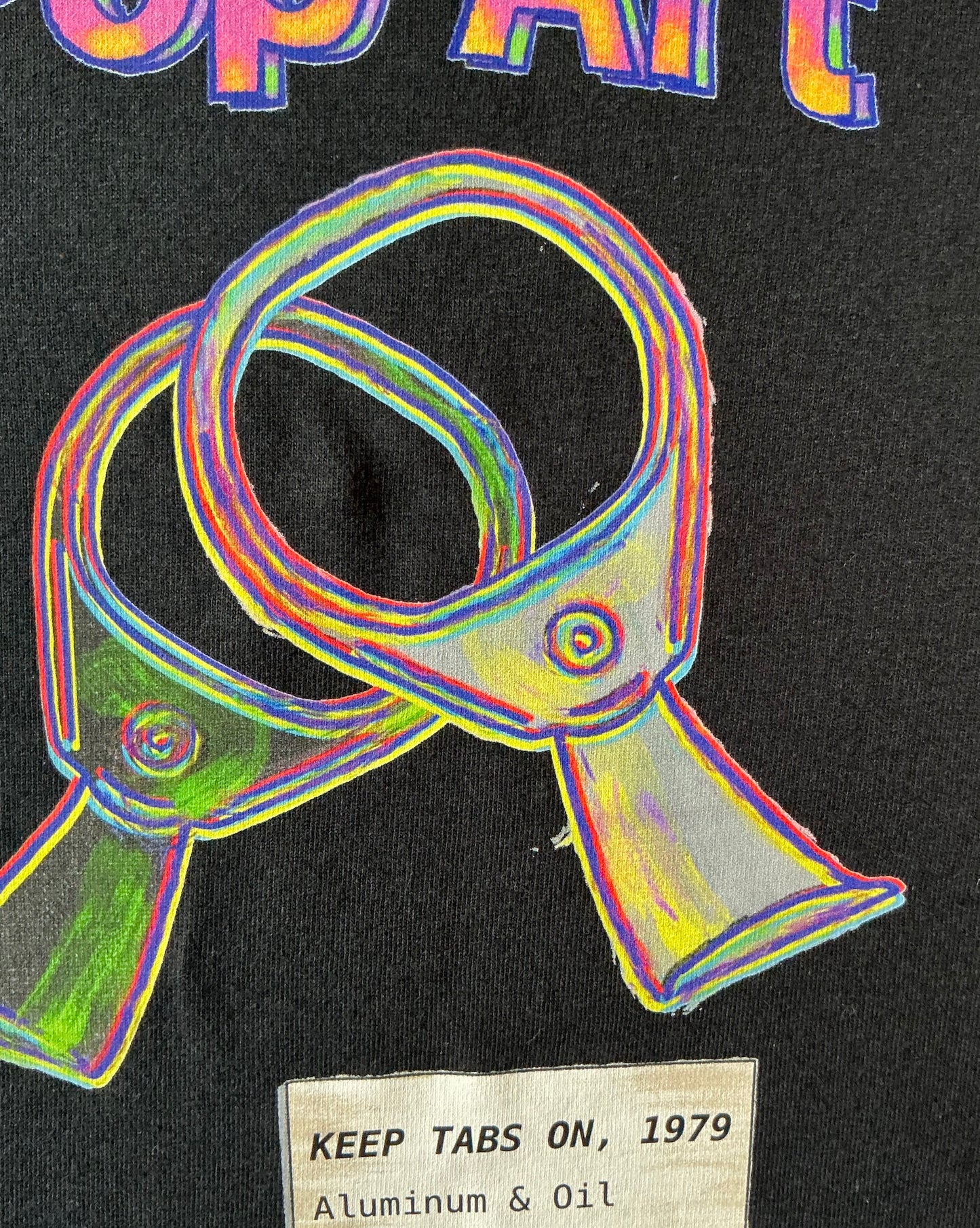 1/2 Apple, Pop Art, Keep Tabs On, Gildan 5000 Cotton, Adult Unisex T-Shirt